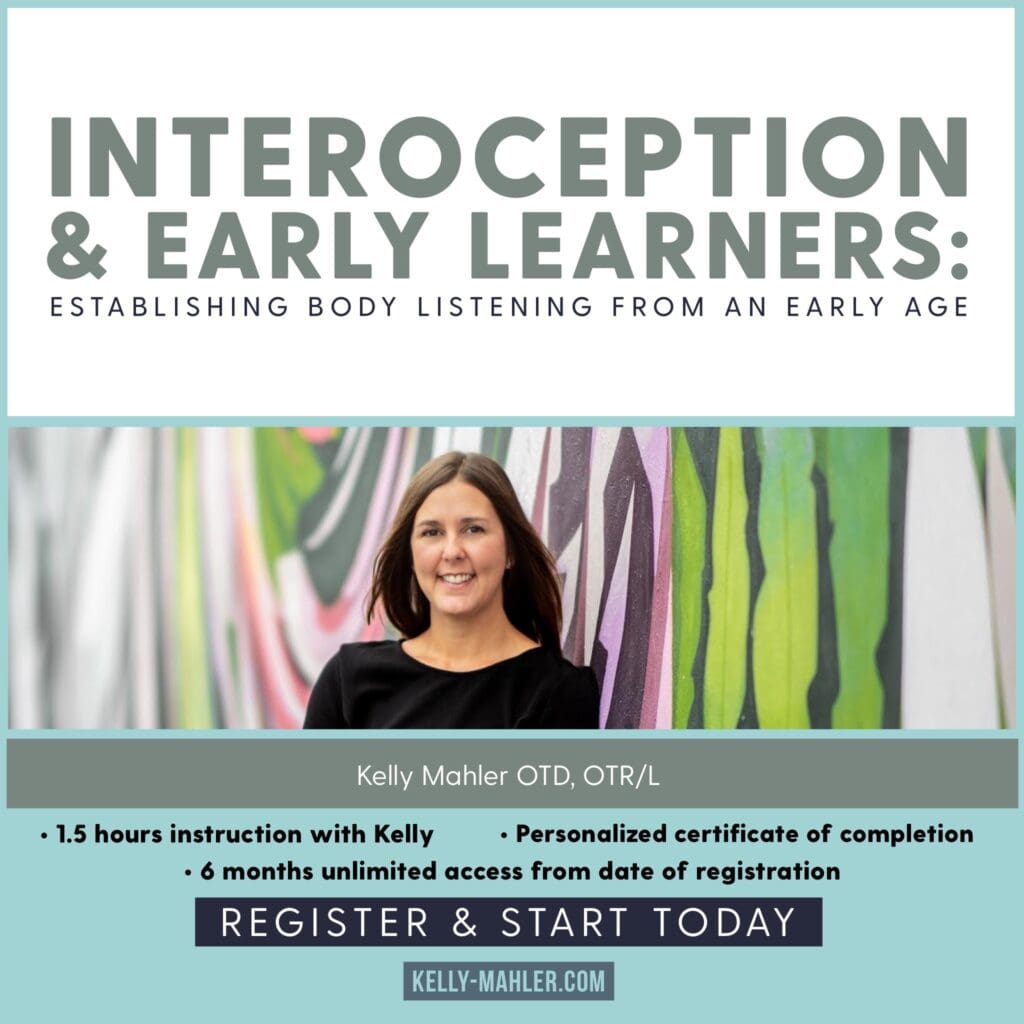 Interoception and early learners cover