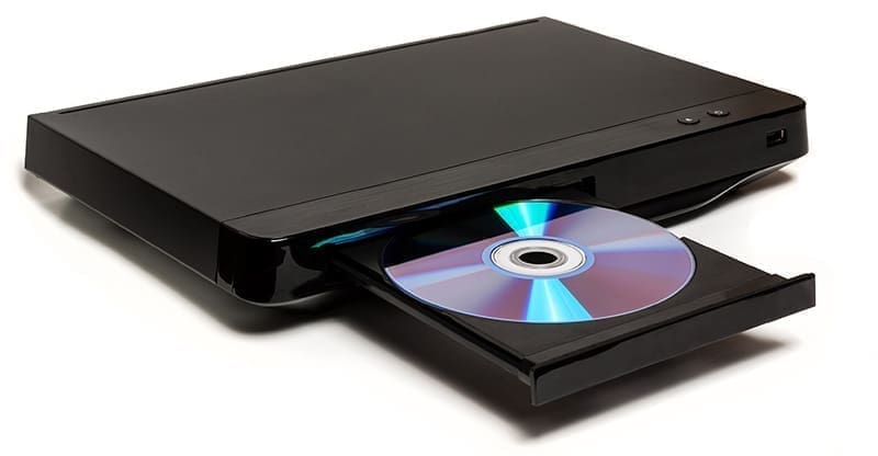 dvd in player